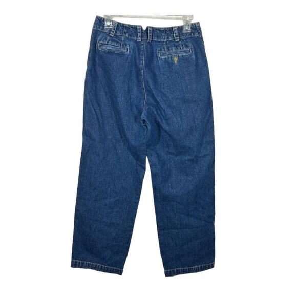 Vintage Liz Claiborne Mom Jeans High Waist Wide Leg Cropped Size 8 Petite Y2K - Picture 7 of 14